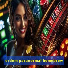 ordem paranormal homebrew